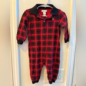 Ralph Lauren Buffalo Plaid Romper